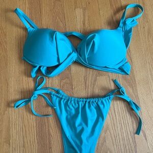 Italian Bikini in Capri Blue - Worn Once